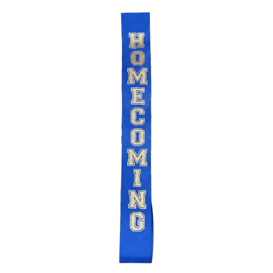 Homecoming Ribbon, Royal blue/Gold, 1.5”x100FT