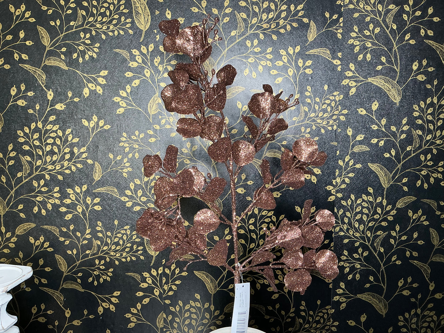 Glitter Leaf Spray - Bronze/Copper