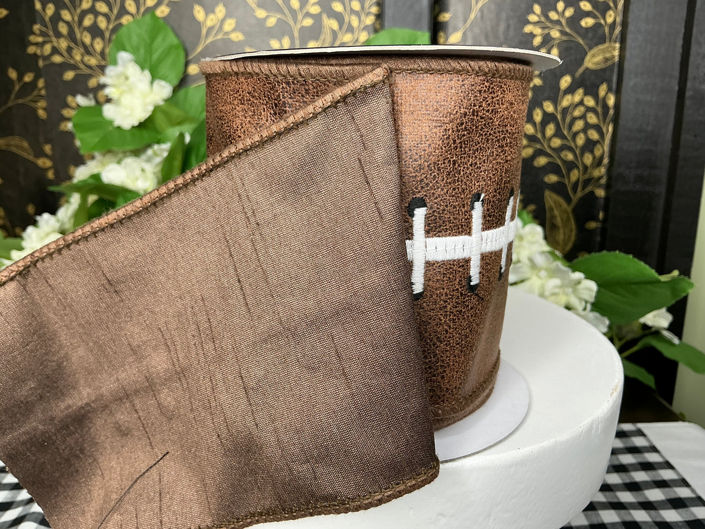 Football Stitch Ribbon - John Mark Ribbon