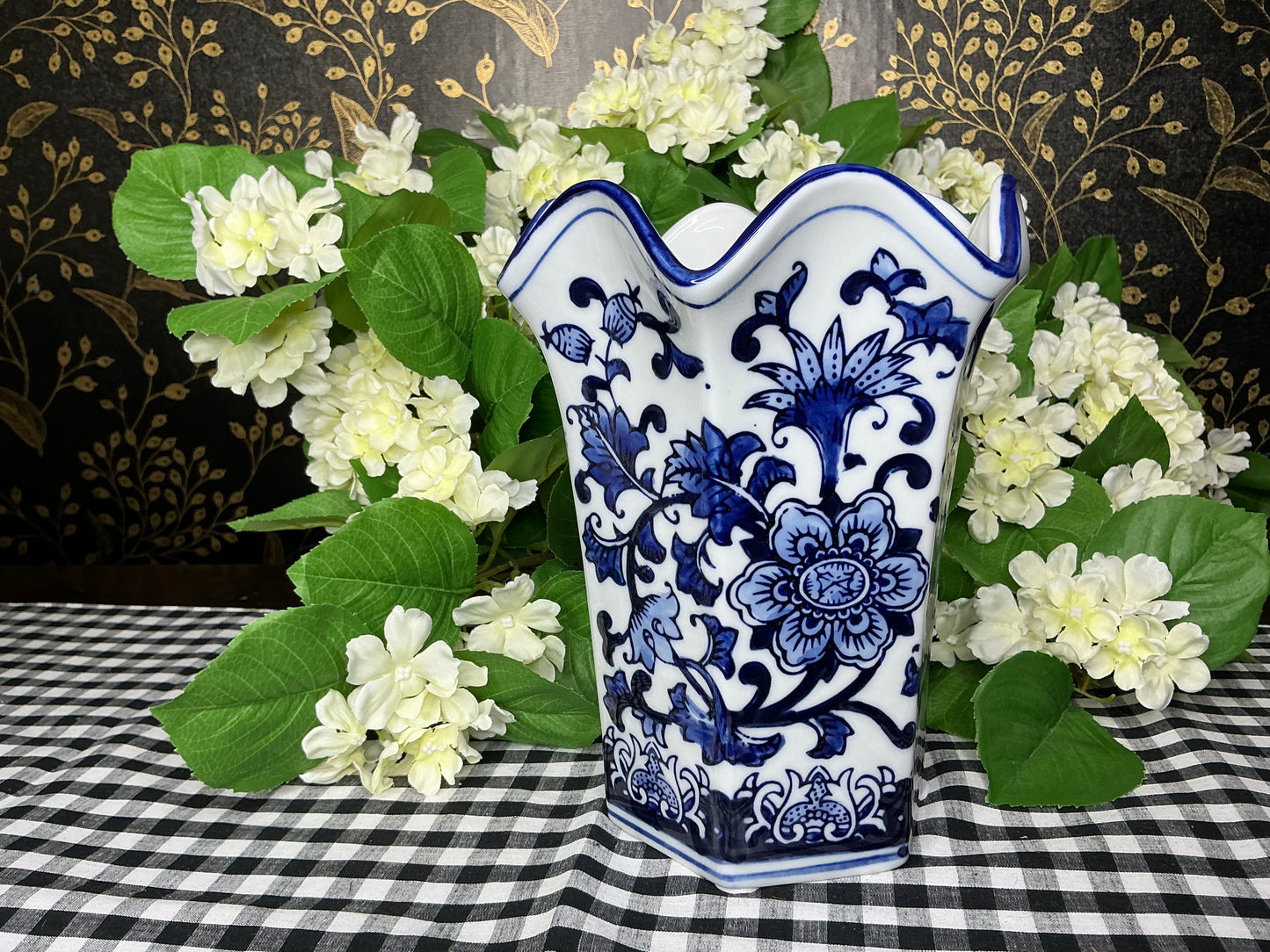 Blue and White Vase