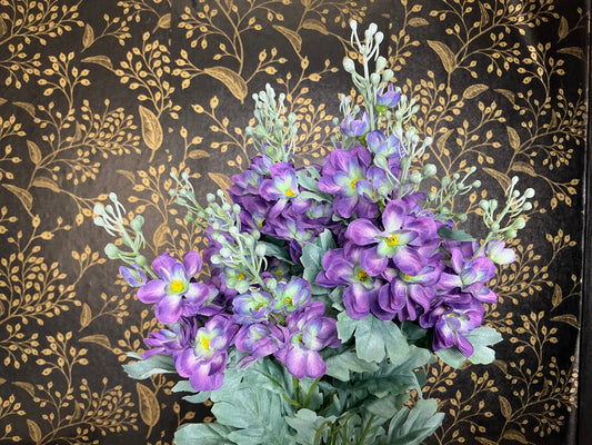 Purple Delphinium Bush - 84296-PU