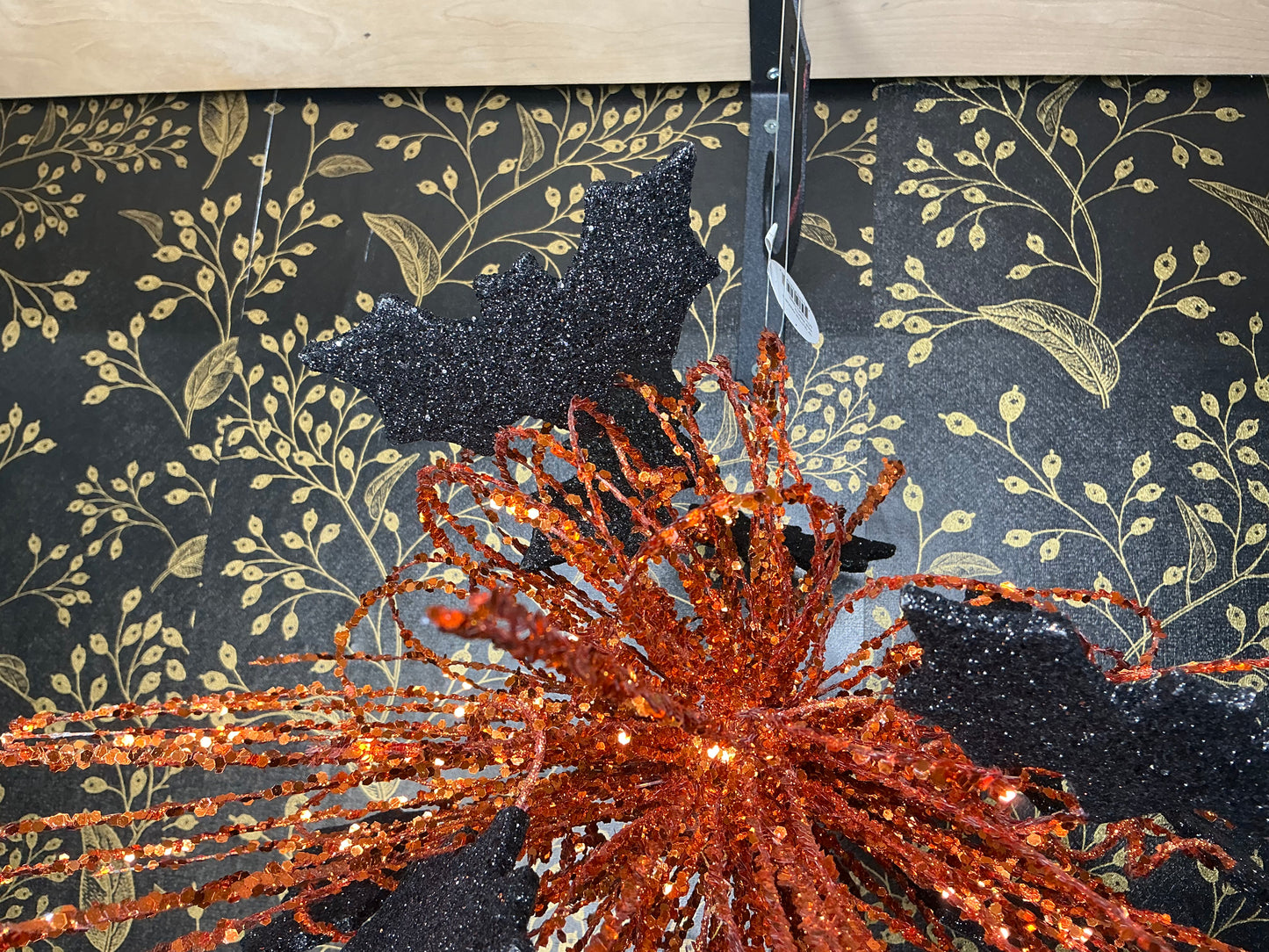 Glitter Hanging Web with Bats, MTH13342