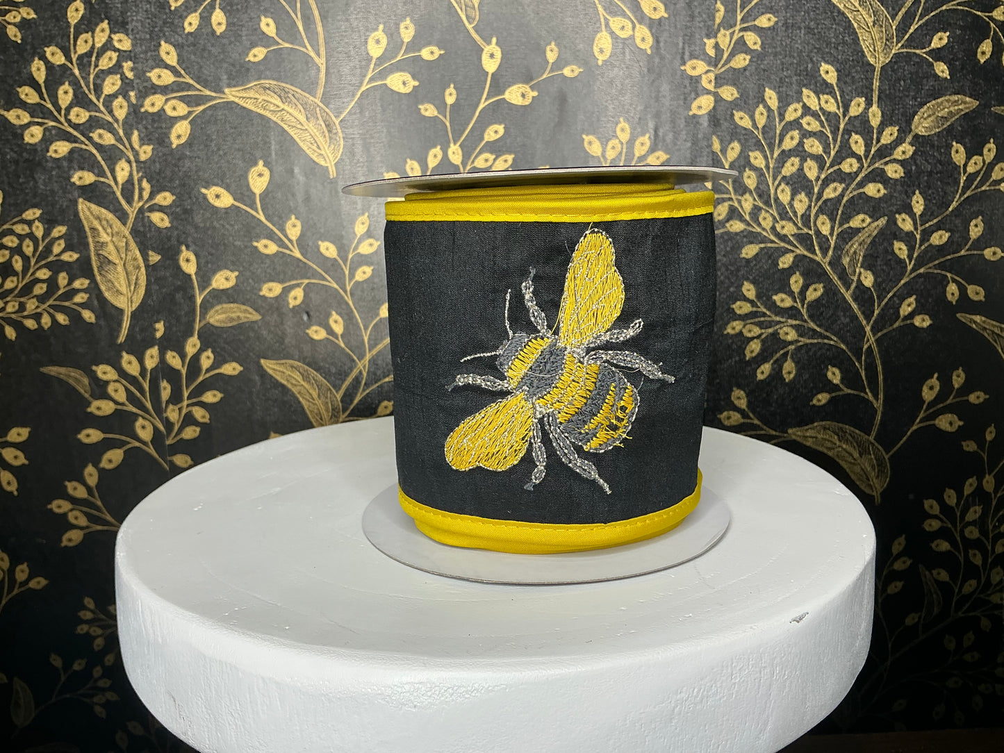 Embroidered Bee Ribbon - John Mark Ribbon