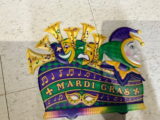Mardi Gras Music Sign - MD1108