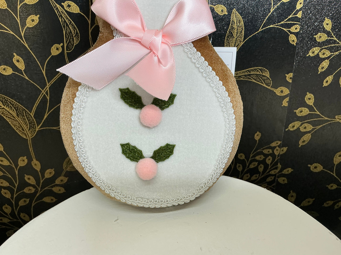 Snowman cookie ornament, December diamonds, 08-00205