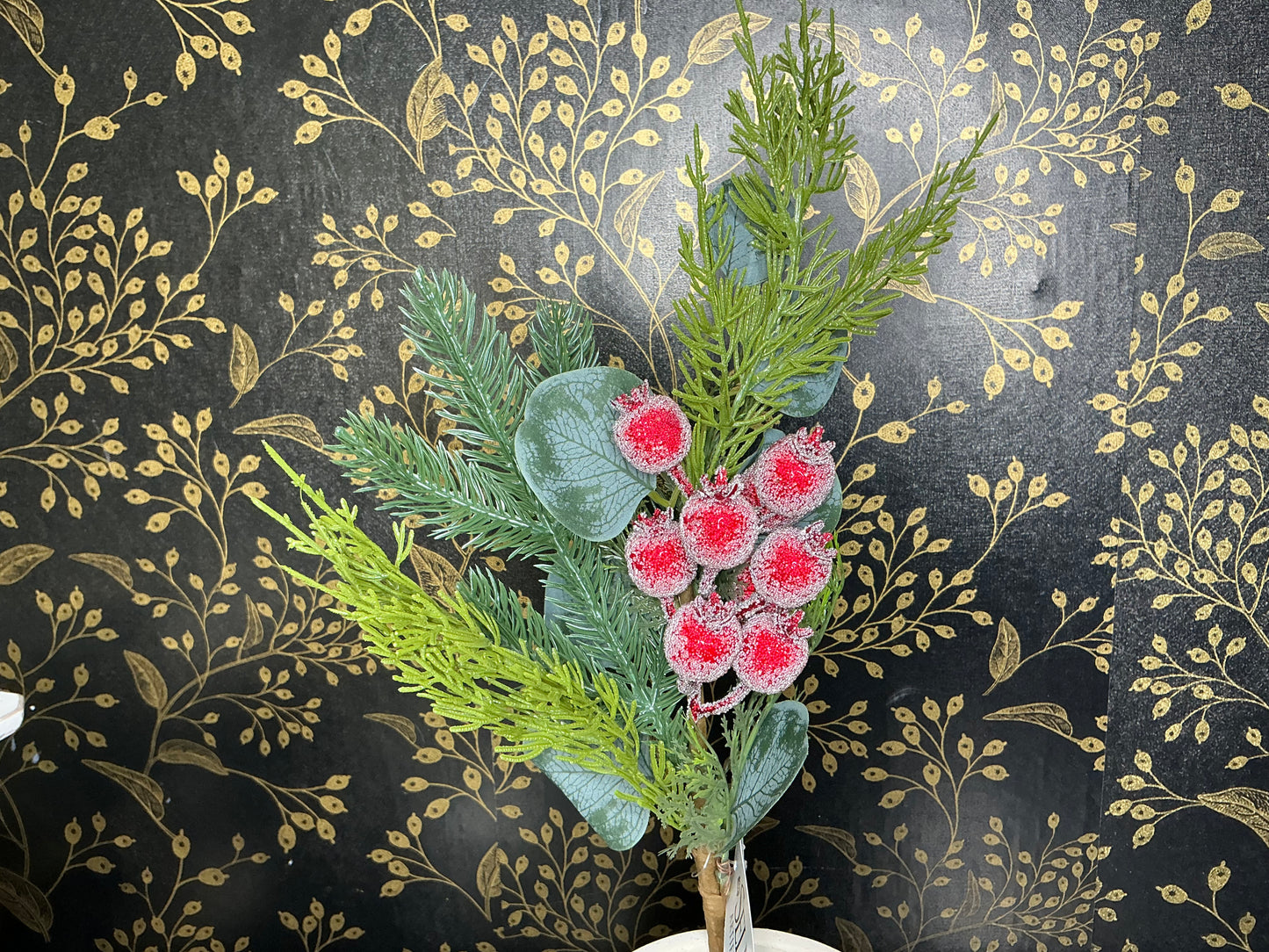 Mixed pine and Berry spray