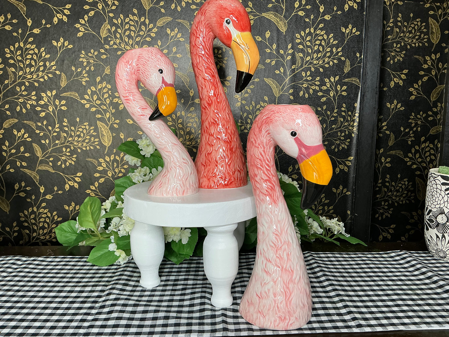 Flamingo Head Vase Set - 4610249