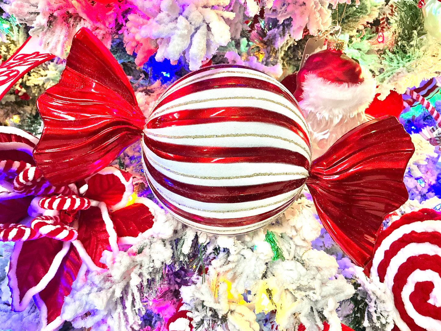Red/White candy, Farrisilk, CX098-57