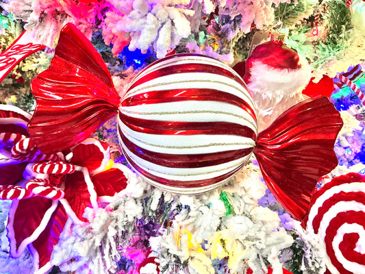 Red/White candy, Farrisilk, CX098-57