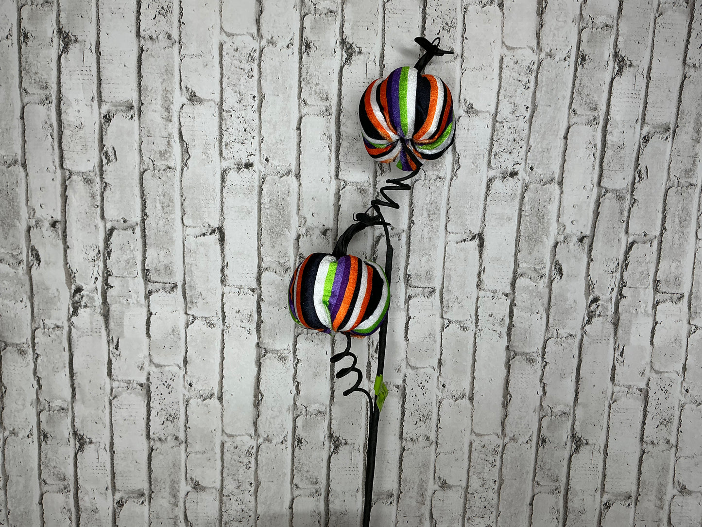 Fabric stripe pumpkin, 57151HAL