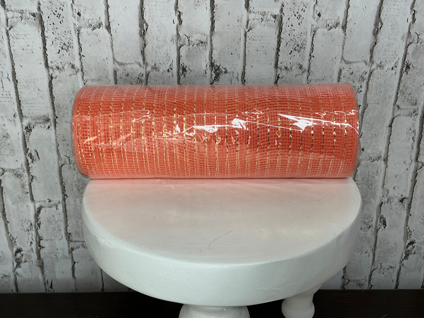 Peach mesh with stripes, RE1301MN