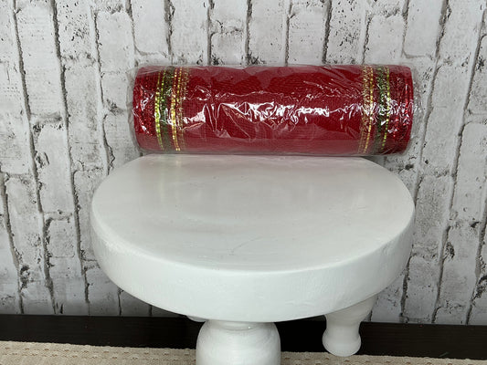 Red mesh with tinsel, RY850646