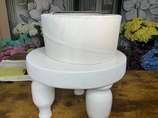 White Fux fur ribbon, MTX67699, Designer Ribbon