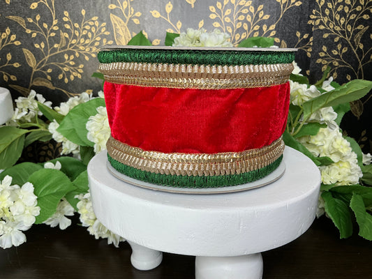 Royal fringe ribbon, Farrisilk designer ribbon, RK315-47