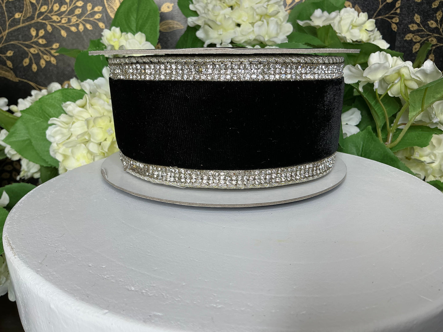 Winter diamonds Ribbon, Farrisilk Designer ribbon