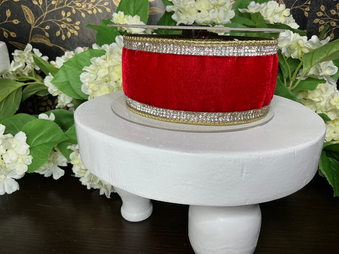 Winter diamonds Ribbon, Farrisilk Designer ribbon