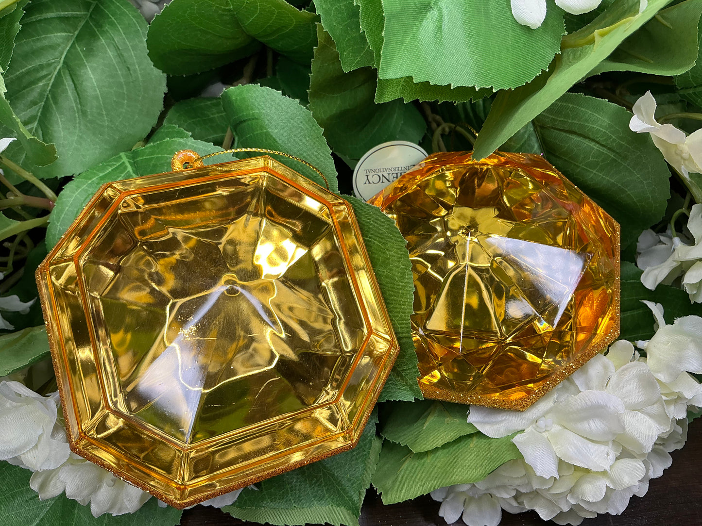 Gold gem/jewel set of 2, MTX67413
