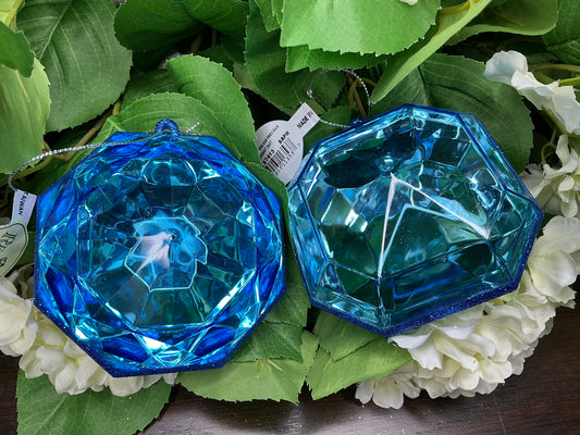 Blue gem/jewel set of 2, MTX67413