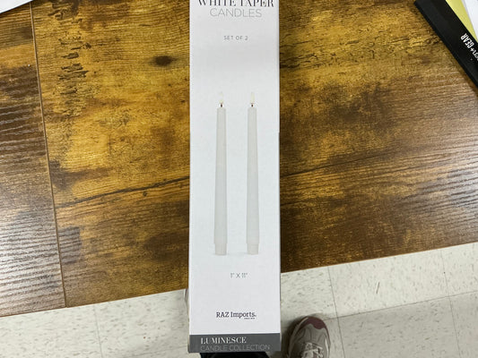 White Taper Candles, 4532908