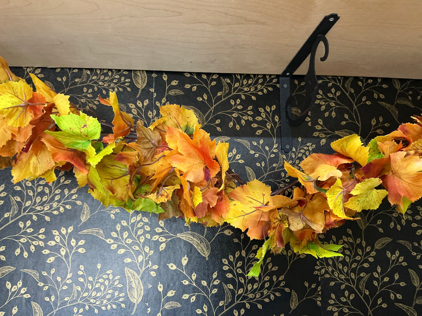 Maple leaf garland, FL7037-FALL