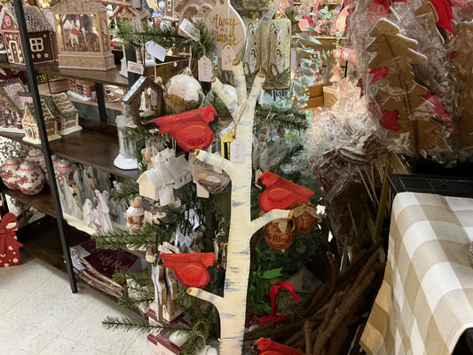 Cardinals on a branch, Round Top Collection