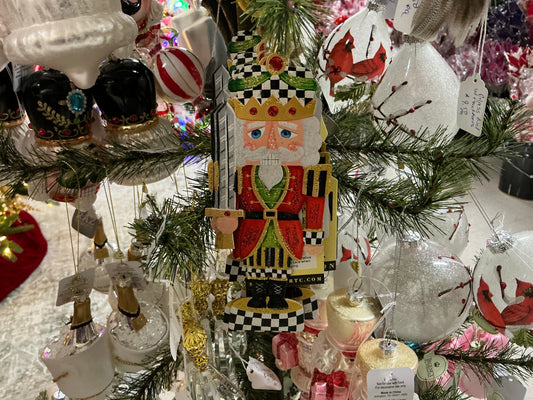 Nutcracker Ornament, Round Top Collection