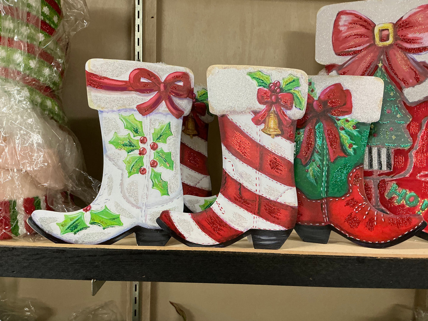 Christmas Boots, Small, Round Top Collection