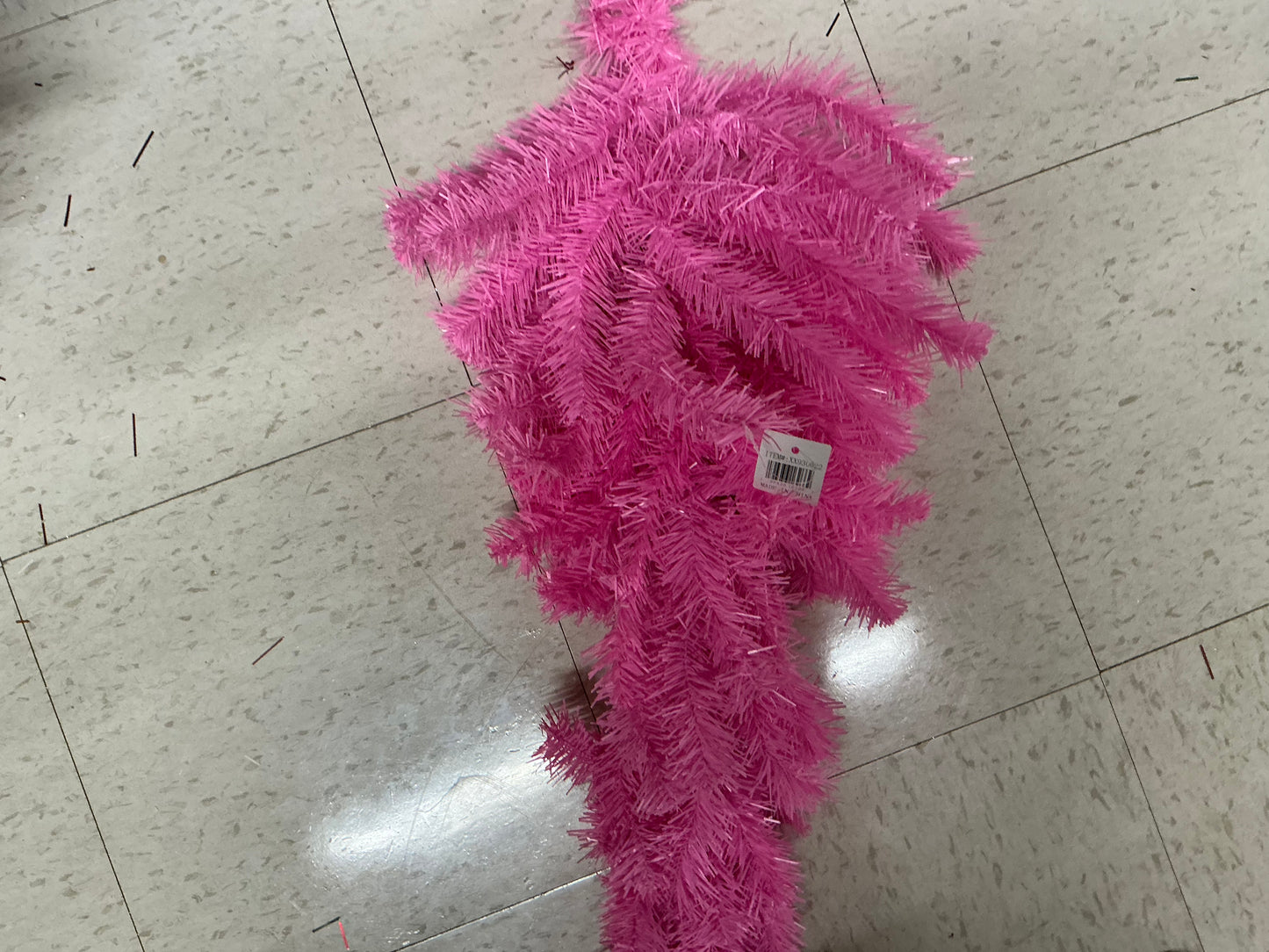 Pink swag base, 24”, xx930522