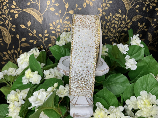 Glitter Dots Satin Ribbon, RGC1903
