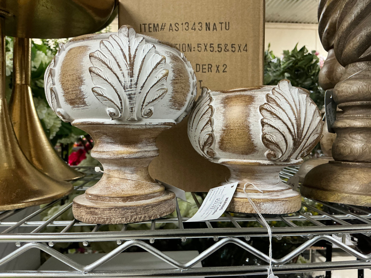 Candle holder set of 2, AS1343