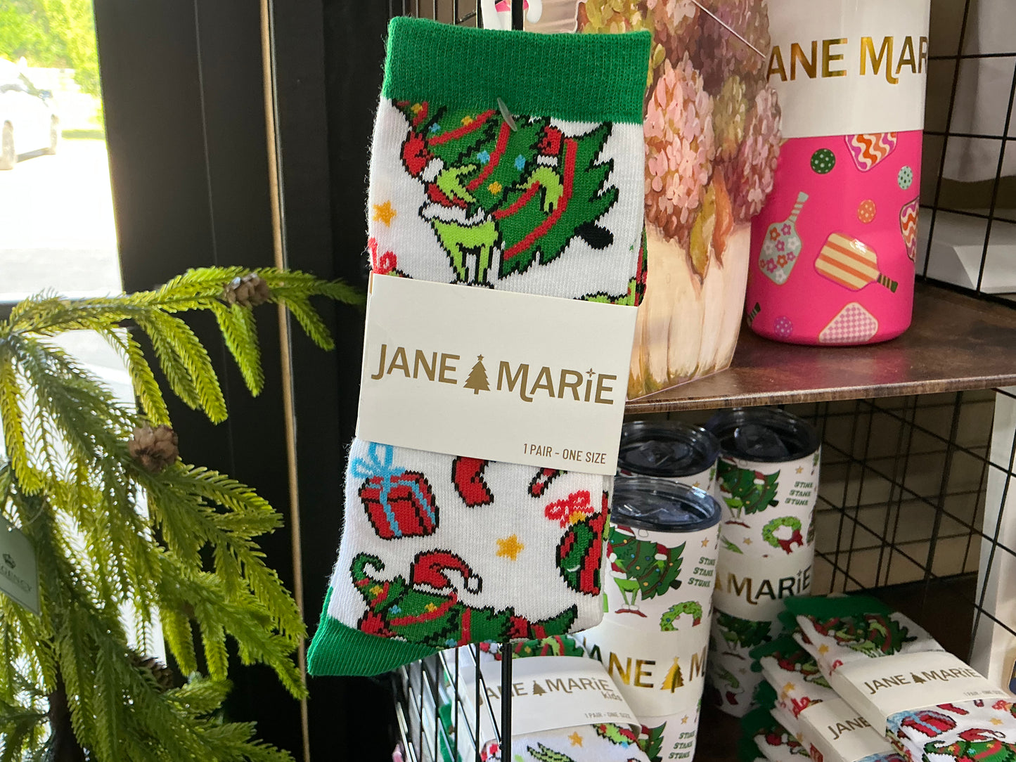 Grinch Socks
