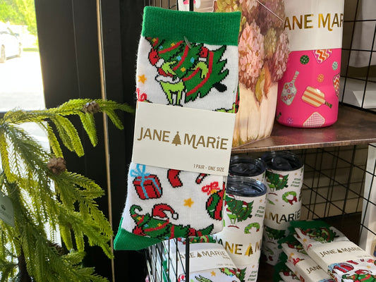 Grinch Socks