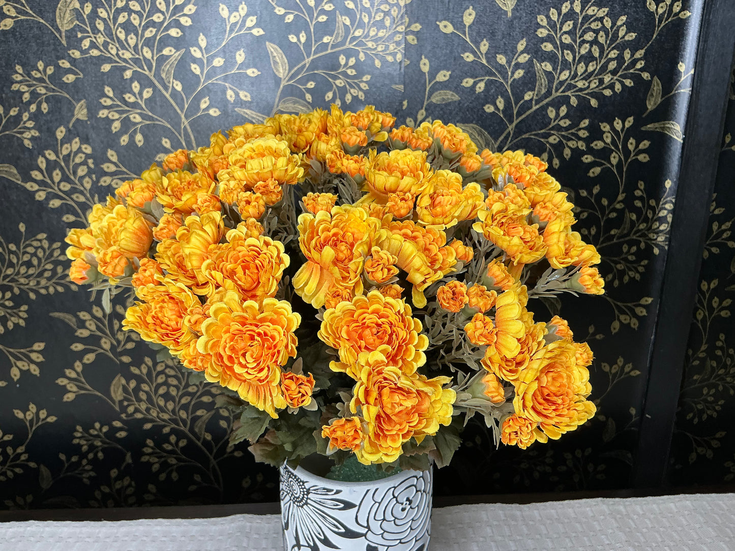 Mini Mum Bush, Gold, 1236-GO