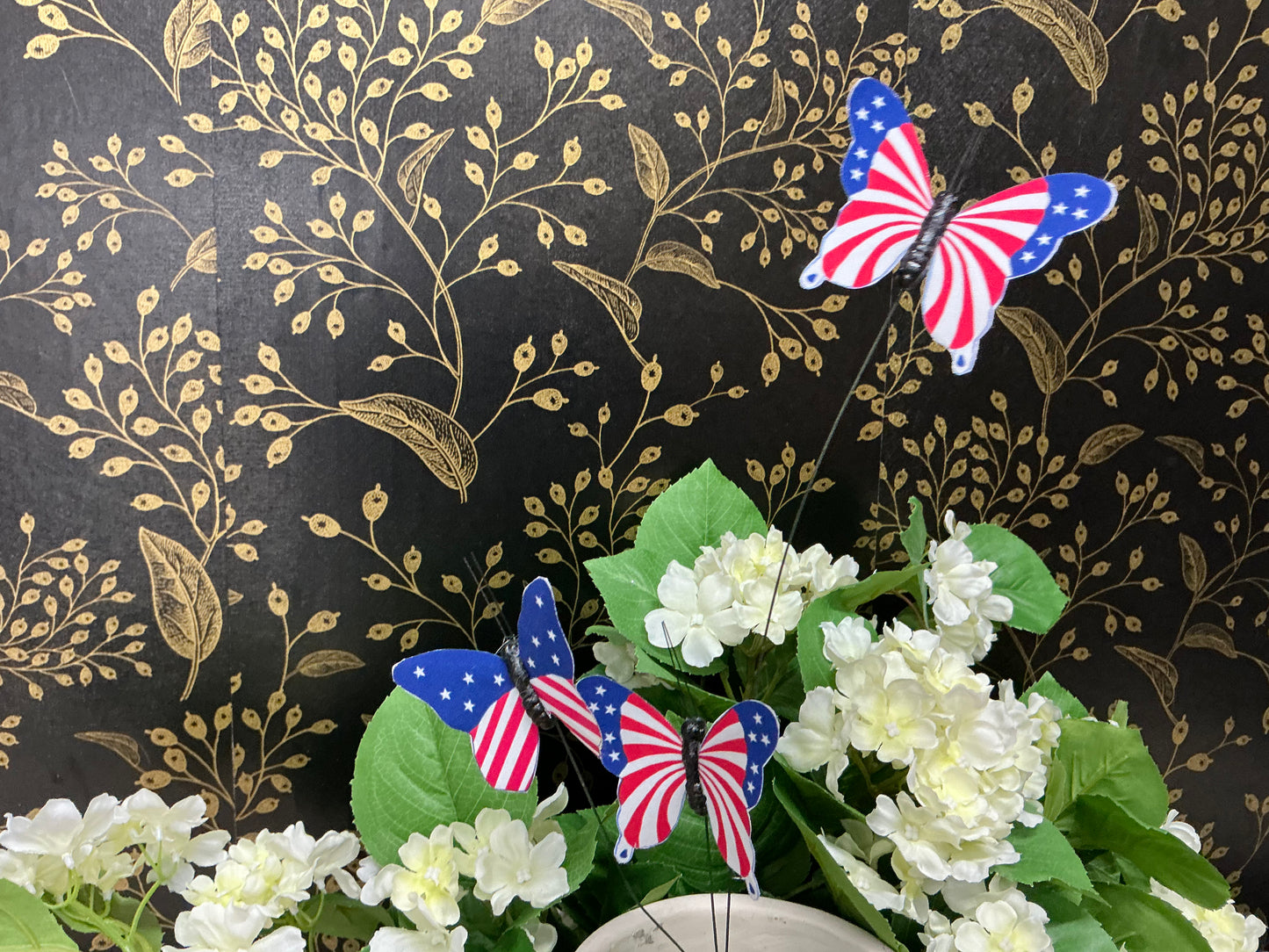 Patriotic Butterfly spray, MT25163