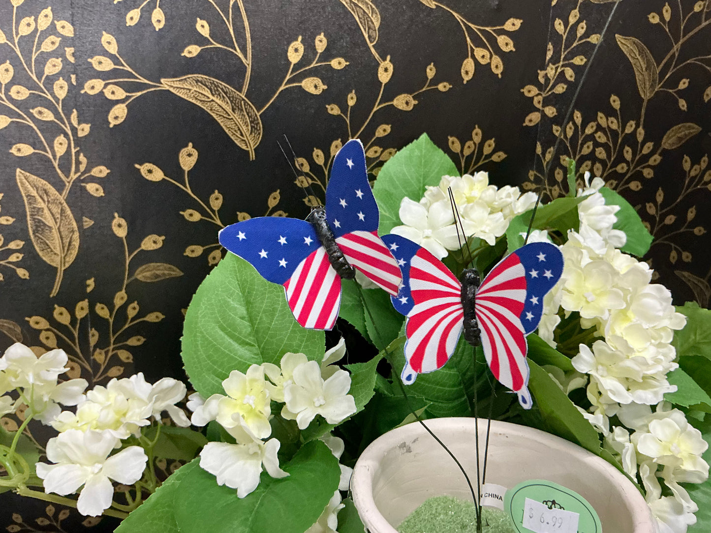 Patriotic Butterfly spray, MT25163