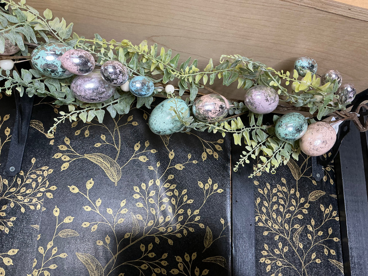 Vintage Chocolate Egg Garland, MT26528