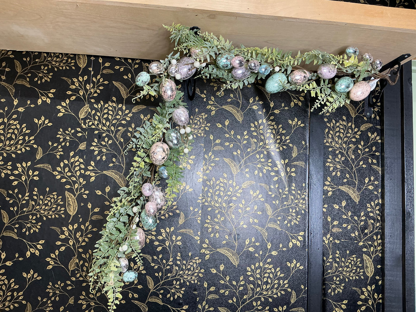 Vintage Chocolate Egg Garland, MT26528