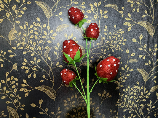 Glittery Strawberry Spray - 63913RD