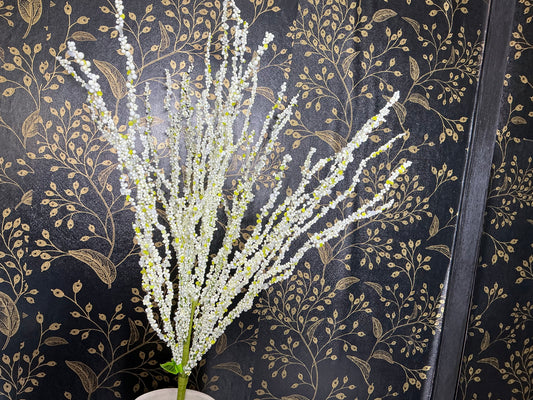 Cream bead twig bush - 63699CM