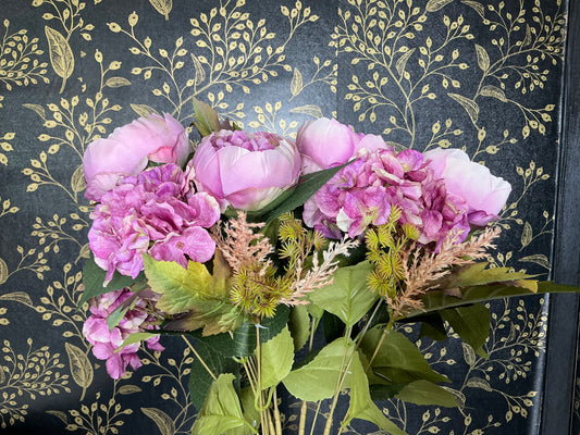 Purple Peony and Hydrangea - 20137-LV