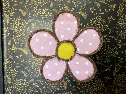 Pink Flower - Grapevine Shape