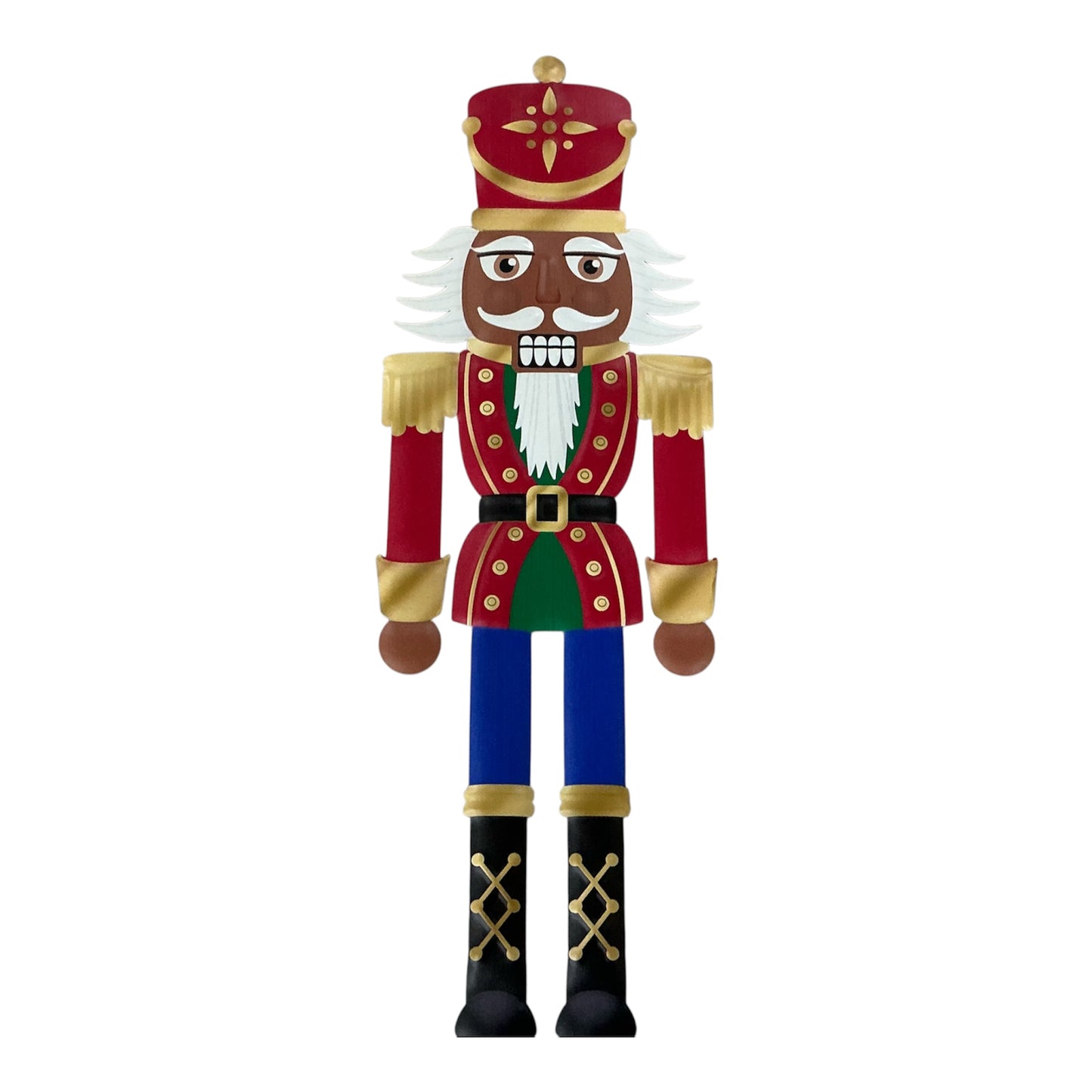Nutcracker sign - dark skin