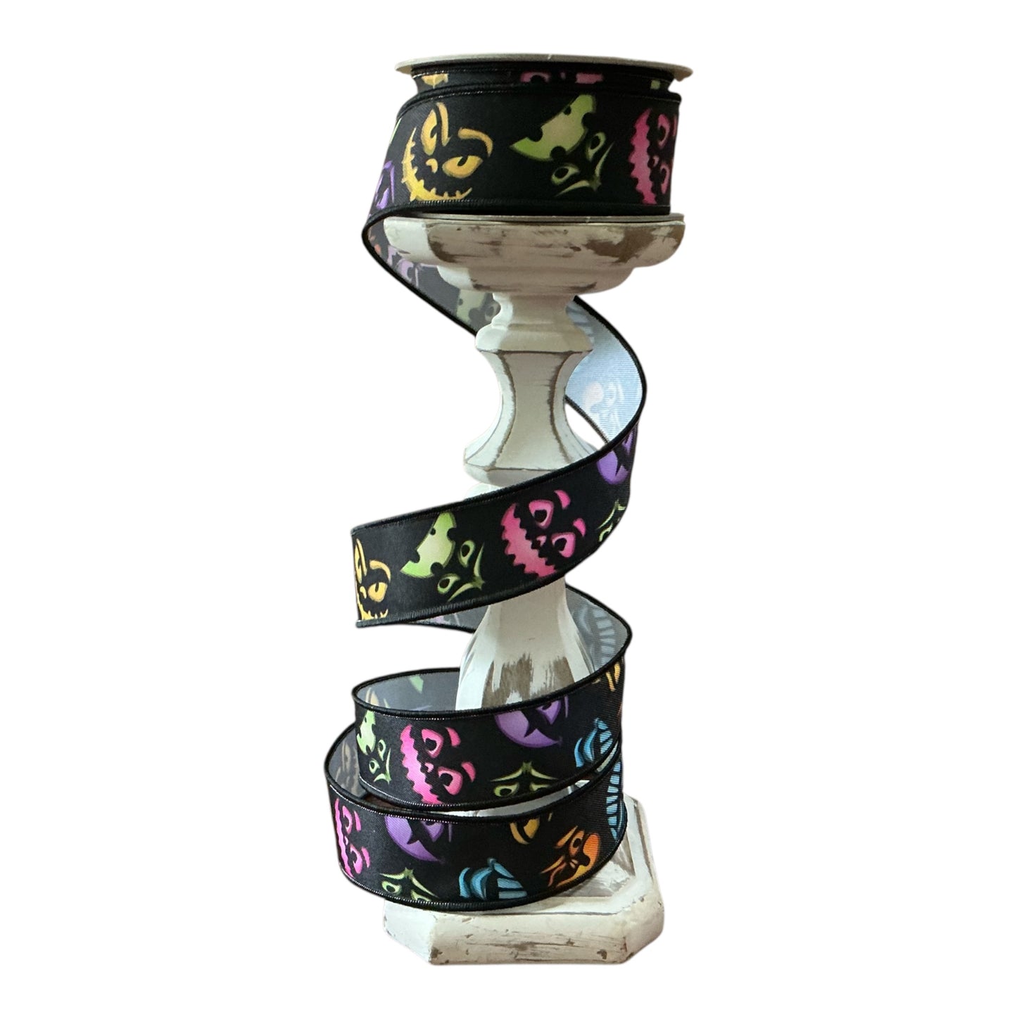 Pumpkin Scary Faces Ribbon