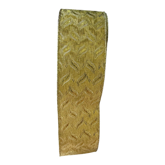 Gold Metallic Ribbon - 2.5”