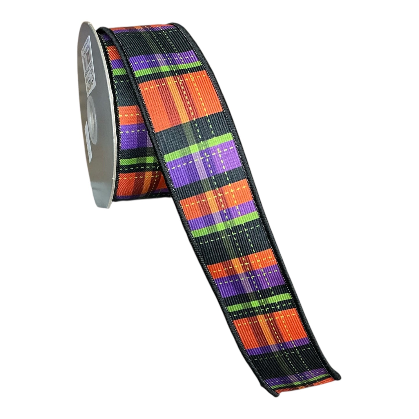 Halloween Plaid Ribbon