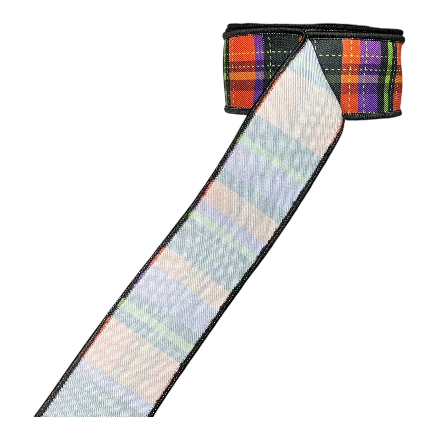 Halloween Plaid Ribbon