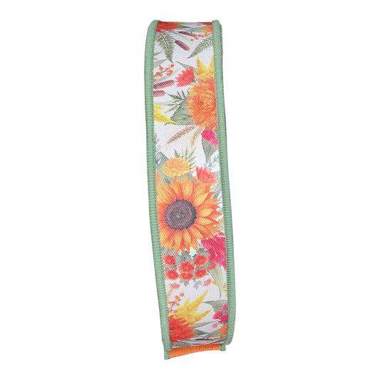 Autumn Florals Ribbon - D’Lux