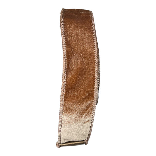Brown Velvet/Satin Ribbon