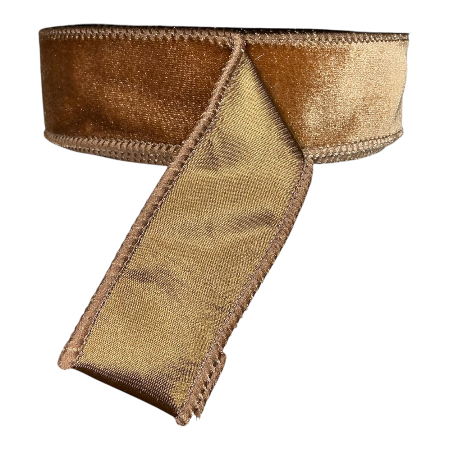 Brown Velvet/Satin Ribbon