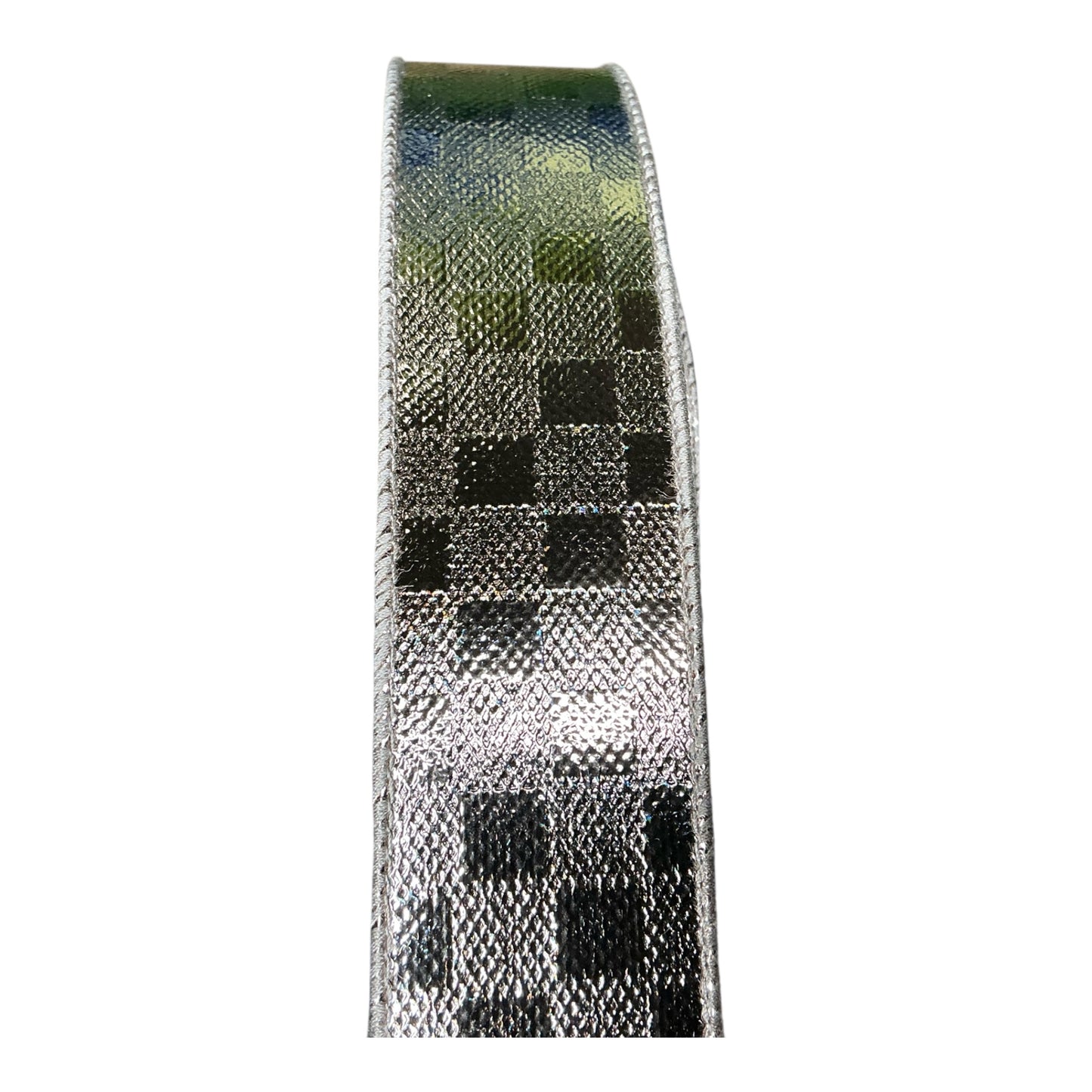 Copper Check Ribbon